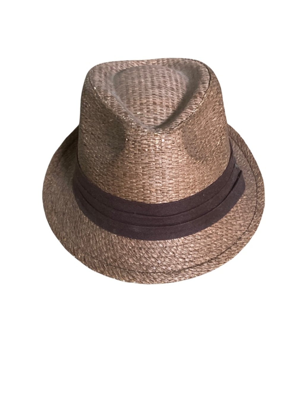 Women's Cappelo Tan Fedora Hat Size S/M